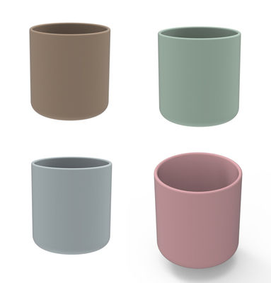 La vaisselle fonctionnelle multi de silicone a placé incassable pour des enfants en bas âge d'enfants