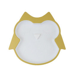 Plat de alimentation de silicone infantile libre de BPA imperméable avec le fond d'aspiration