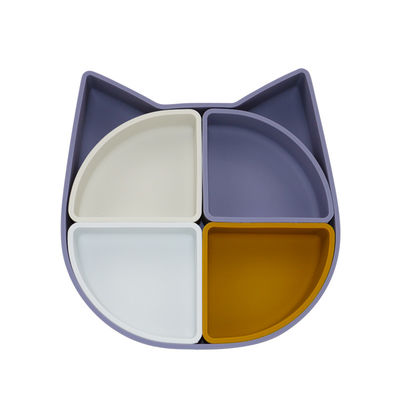Plat de Section en silicone de style visage de chat avec la certification de la CE BSCI