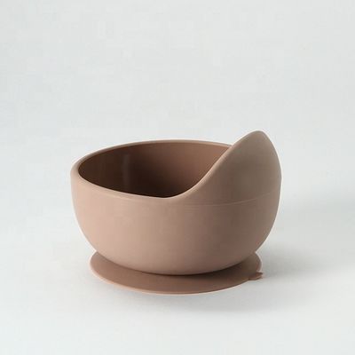 La cuvette écologique de silicone a placé la forme ronde pour l'OEM de voyage de famille