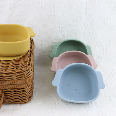 La cuvette de silicone de modèle de chien a placé doucement confortable pour l'enfant de bébé