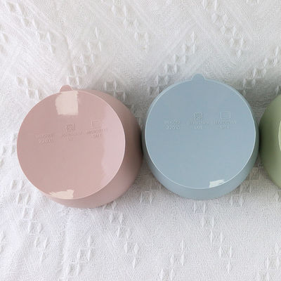 Ensemble libre fait sur commande de bol d'aliment pour bébé de BPA, cuvette de silicone de bébé d'aspiration de catégorie comestible