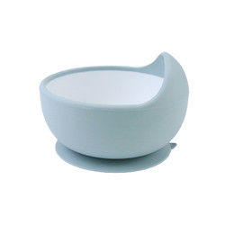 Ensemble libre fait sur commande de bol d'aliment pour bébé de BPA, cuvette de silicone de bébé d'aspiration de catégorie comestible