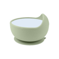 Ensemble libre fait sur commande de bol d'aliment pour bébé de BPA, cuvette de silicone de bébé d'aspiration de catégorie comestible