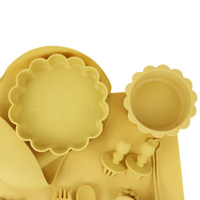 La cuvette de silicone d'aspiration a placé le PVC libre de BPA libre pour les enfants infantiles unisexes