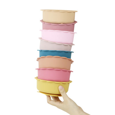 La cuvette de silicone d'aspiration a placé le PVC libre de BPA libre pour les enfants infantiles unisexes