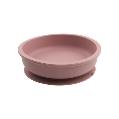 La cuvette de silicone d'aspiration de catégorie comestible a placé pour l'alimentation d'enfant en bas âge de bébé