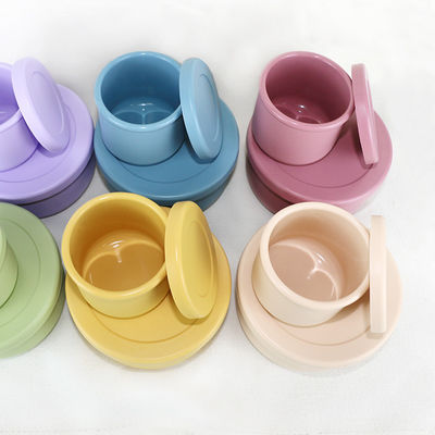 Ensemble libre de cuvette de silicone de BPA, silicone Bento Boxes With Customized Logo