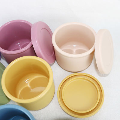 Ensemble libre de cuvette de silicone de BPA, silicone Bento Boxes With Customized Logo