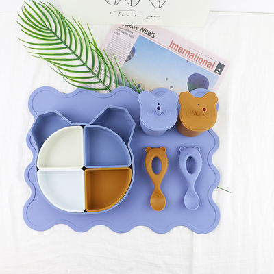 Catégorie comestible de silicone de preuve de fuite de tasse molle d'enfants avec l'OEM de paille de couvercle