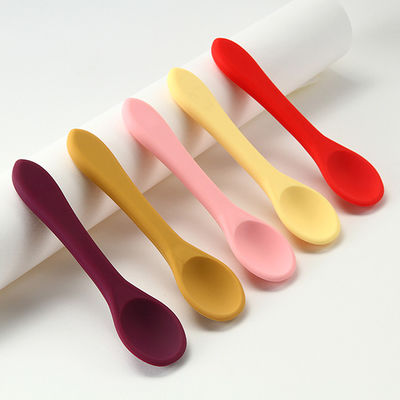 Le nourrisson libre sûr de silicone de BPA administre micro-ondable à la cuillère non toxique