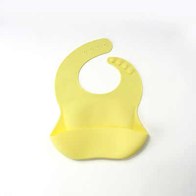 Bavoir personnalisé mou confortable de silicone imperméable pour le bébé buvant manger