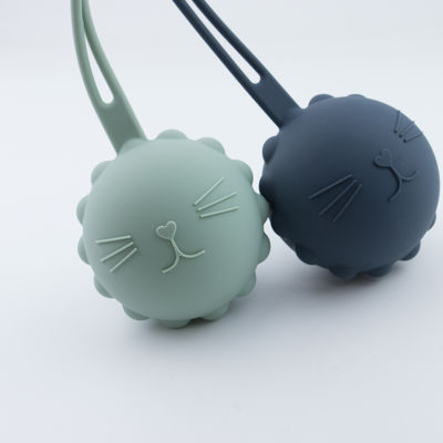 Caisse BPA de tétine de silicone de catégorie comestible libre pour le cadeau nouveau-né de support de poche de stockage de tétine de bébés