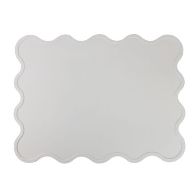 Forme irrégulière antidérapante de tapis d'endroit de silicone d'enfants de catégorie comestible pour le tapis de table de alimentation de bébé