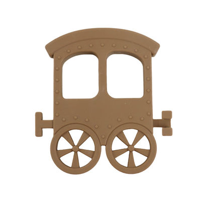 Peu bébé Teether de silicone de train pour le collier Toy Non Toxic