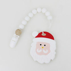 Arbre de Noël de silicone de DIY Teether, perles en caoutchouc molles sûres pour la dentition