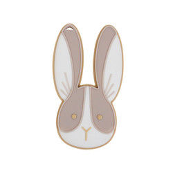 Moutons Bunny Personalised Silicone Teether BPA libre pour le bébé nouveau-né