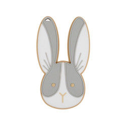 Moutons Bunny Personalised Silicone Teether BPA libre pour le bébé nouveau-né