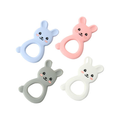 Anneau de Teether de silicone de Montessori, silicone faisant ses dents Toy For Children Newborn Infant