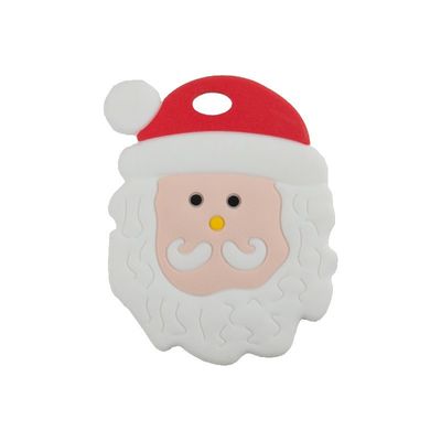 Bébé fait sur commande Teether de silicone avec la forme de bonhomme en pain d'épice de Halloween Ghost