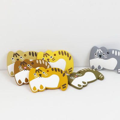 Cat Kitten Silicone Baby Teether animale BPA libre pour la dentition d'enfant en bas âge
