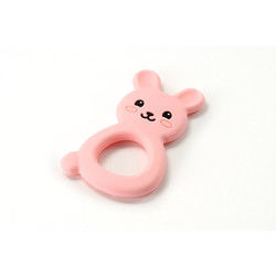 Cat Kitten Silicone Baby Teether animale BPA libre pour la dentition d'enfant en bas âge