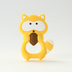 Cat Kitten Silicone Baby Teether animale BPA libre pour la dentition d'enfant en bas âge