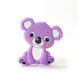 Cat Kitten Silicone Baby Teether animale BPA libre pour la dentition d'enfant en bas âge