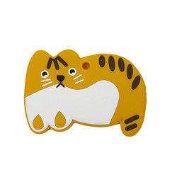 Cat Kitten Silicone Baby Teether animale BPA libre pour la dentition d'enfant en bas âge