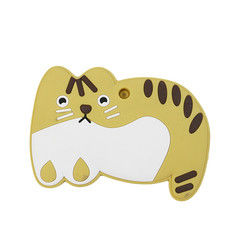 Cat Kitten Silicone Baby Teether animale BPA libre pour la dentition d'enfant en bas âge