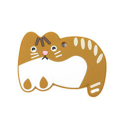 Cat Kitten Silicone Baby Teether animale BPA libre pour la dentition d'enfant en bas âge