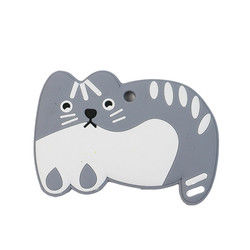 Cat Kitten Silicone Baby Teether animale BPA libre pour la dentition d'enfant en bas âge