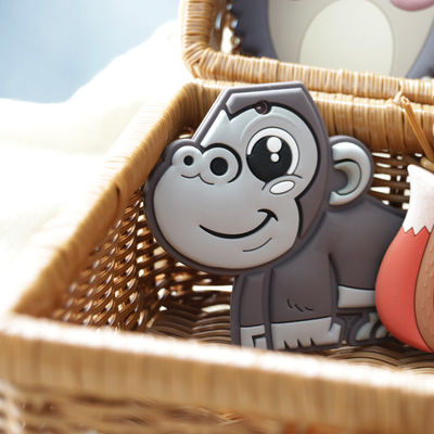 Matériel animal mou de catégorie comestible de silicone de Teether de bébé pour l'enfant en bas âge