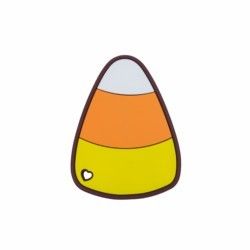 Silicone coloré Teether de Halloween avec la forme de bonbons au maïs à chapeau de sorcières