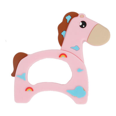 Bébé sûr Teether de silicone de catégorie comestible écologique pour l'enfant en bas âge