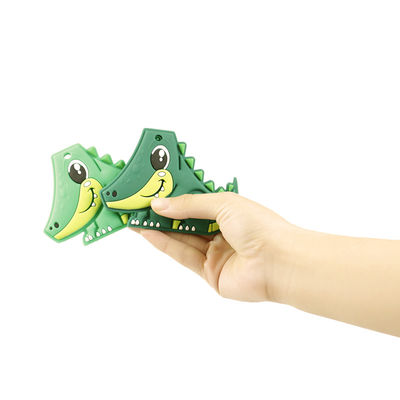 Dentition apaisante de Toy Teether Cartoon Pattern For de bébé de silicone de catégorie comestible