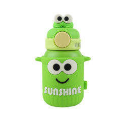 bouteille de thermos animale de l'acier inoxydable 550ml avec la couverture de silicone
