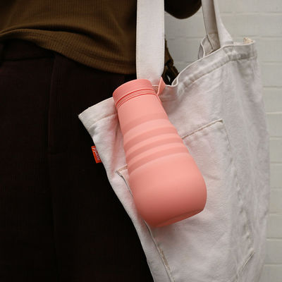 Bouteille extérieure de boissons de silicone, bouteille d'eau pliante pour le camping