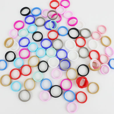 Joints circulaires libres en caoutchouc de silicone de catégorie comestible de BPA masticables pour des filles d'enfants