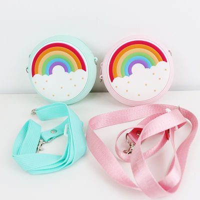 Sac d'épaule de Mini Rainbow Custom Made Silicone pour le bébé d'enfant