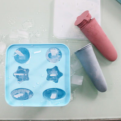 Matériel de silicone de Tray With Food Grade Soft de moule de crème glacée de la famille DIY