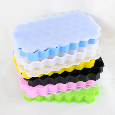 Le silicone de glaçon de catégorie comestible moule le nid d'abeilles libre des plateaux BPA forment la cellule 37