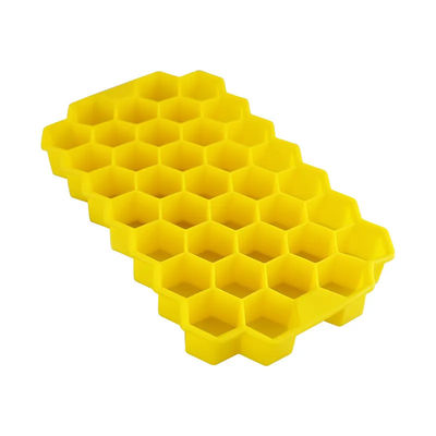Le silicone de glaçon de catégorie comestible moule le nid d'abeilles libre des plateaux BPA forment la cellule 37