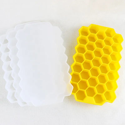 Le silicone de glaçon de catégorie comestible moule le nid d'abeilles libre des plateaux BPA forment la cellule 37
