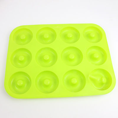 Moule fonctionnel multi de beignet de silicone, moule de cuisson de silicone pour la fabrication de dessert