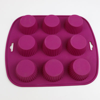 Le gâteau de tasses de petit pain a personnalisé le silicone moule antiadhésif résistant à la chaleur