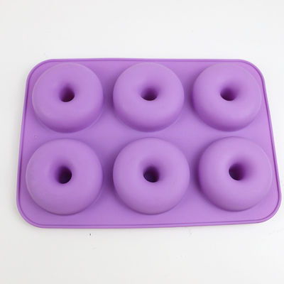 Mini moules non toxiques de beignet de silicone pour la fabrication de pain de petit gâteau