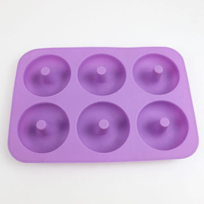 Mini moules non toxiques de beignet de silicone pour la fabrication de pain de petit gâteau