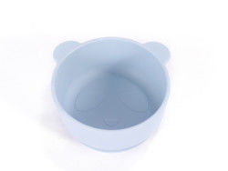 Cute dessin animé Ours de conception de la forme de bébé Panda silicone bocal d'alimentation sans goût avec logo personnaliser