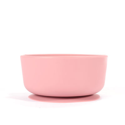 La cuvette mignonne de silicone de catégorie comestible a placé imperméable pour l'alimentation de bébé